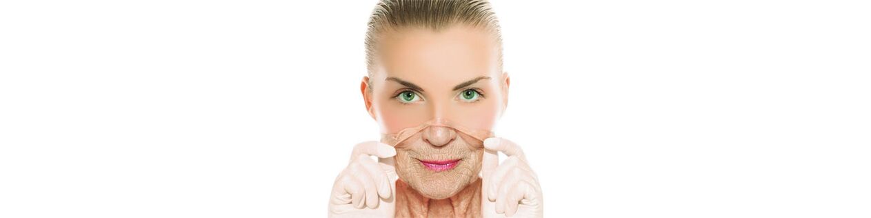 Processen med foryngelse af huden i ansigtet og kroppen